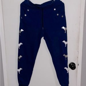 Victoria Secret PINK RARE DOG LOGO JOGGERS